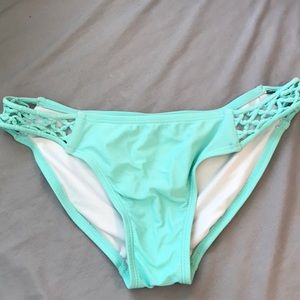 Turquoise bikini bottoms